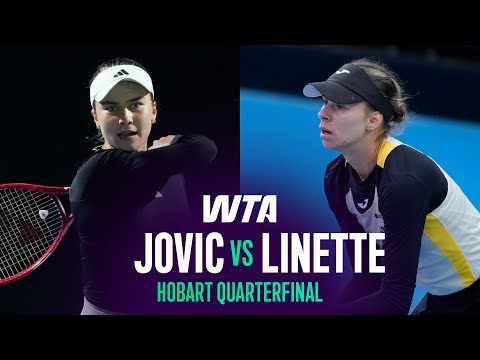 Iva Jovic vs. Magda Linette | 2026 Hobart Quarterfinal | WTA Match Highlights