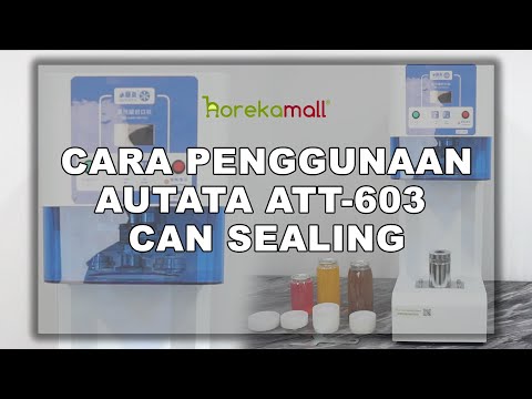 New Auto Can Sealing Machine | Autata ATT-603 on Youtube