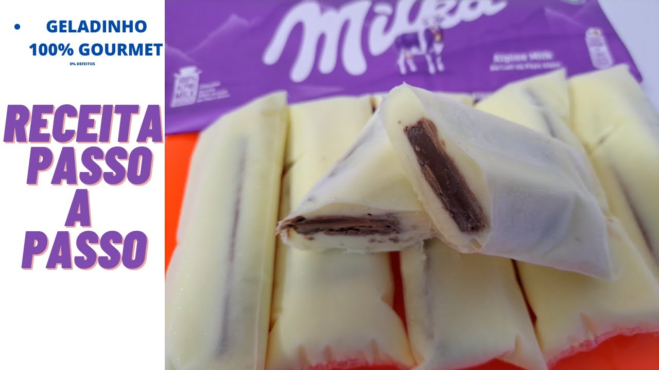 NINHO C/ BARRA DE CHOCOLATE MILKA aprenda a fazer e conquiste teu público c/ este sabor incrível !!