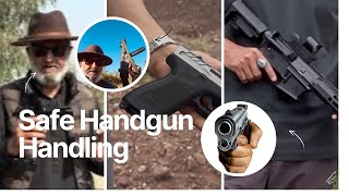 Safe handgun handling & test fire of a Pak made Stoeger Cougar 8000—precision meets reliability