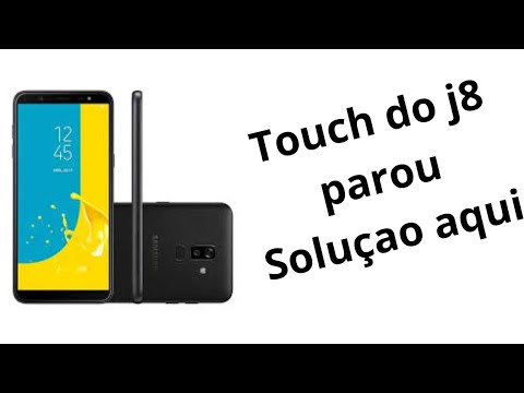 touch j8 parou, solução resolvido