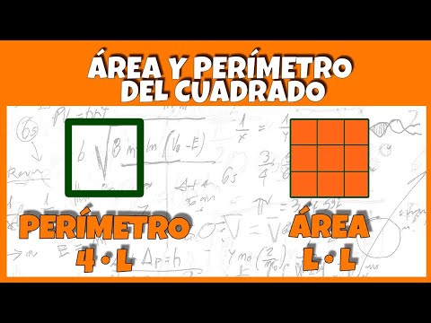 Como calcular el Área y perímetro del cuadrado / Super facil