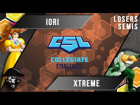 CSL - Melee Singles - Iori (Peach, DK) VS Xtreme (Sheik) - Losers Semis