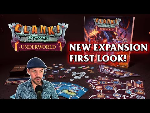 UNDERWORLD!! First Look at the NEW EXPANSION for Clank! Catacombs!