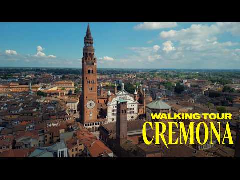 World-Famous Violin City: Cremona, Italy Walking Tour 4K 60FPS