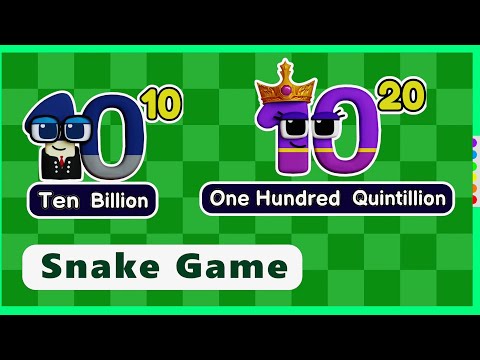 Wonderland | Snake Game - Animation | Ten Billion to Googol | Big Numbers | Large Numbers