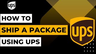 How to Ship a Package UPS !