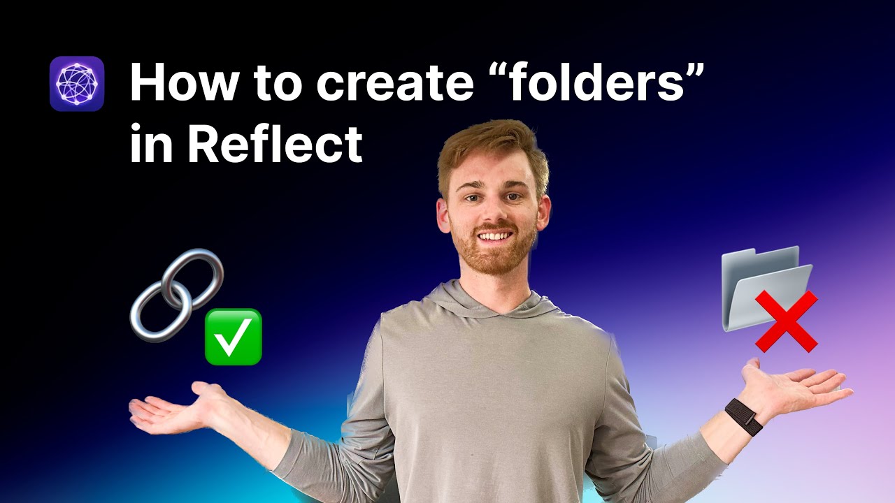 How to use "folders" in Reflect video thumbnail
