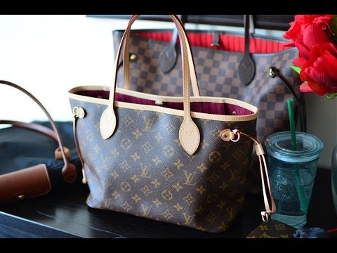 Louis Vuitton Graceful MM Review and Reveal & What fits in my bag and Neverfull GM & MM ...