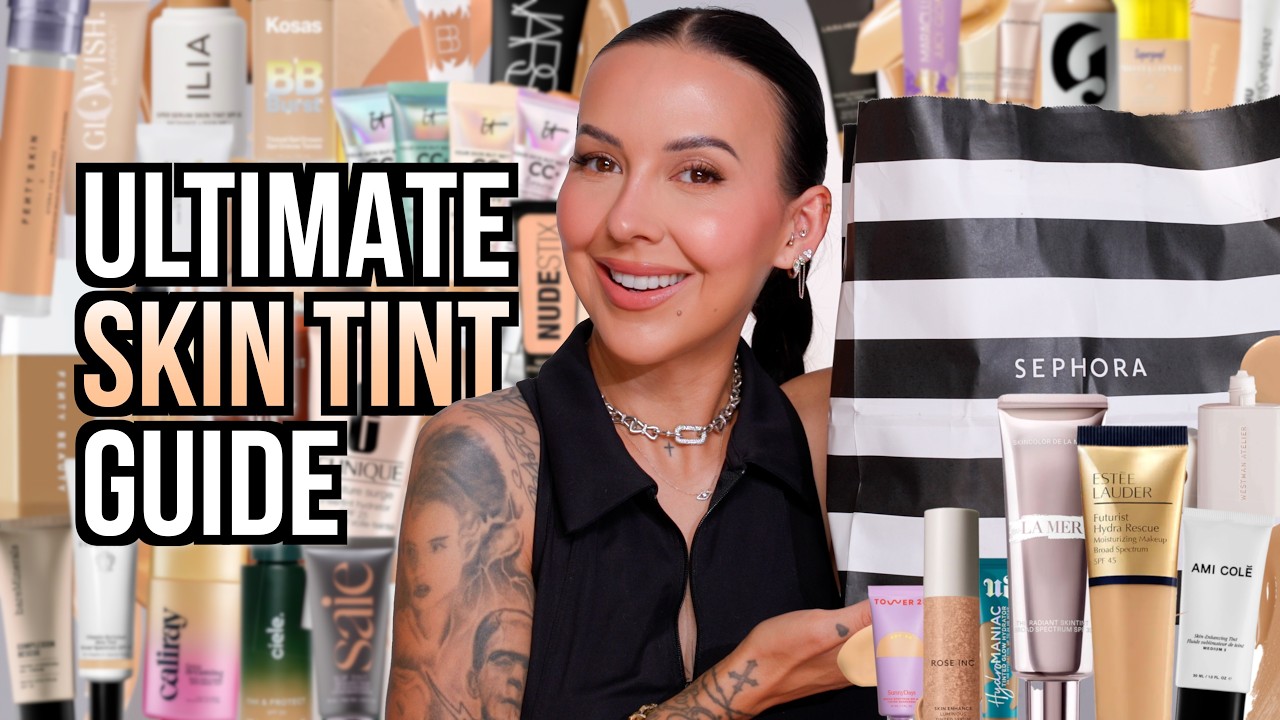 I Bought EVERY "SKIN TINT" at SEPHORA  & TESTED Them Back to Back