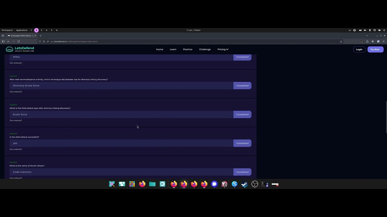 SOC Web Attack Challenge – Deep Log Analysis Walkthrough (LetsDefend)