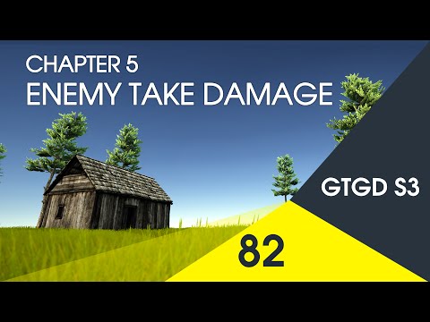 [82] Enemy Take Damage - How To Make A Game