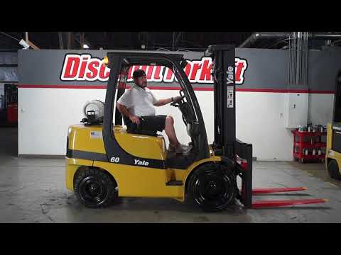 YALE GLP060VX 6,000lb LP (Propane) #513E - Forklift for Sale