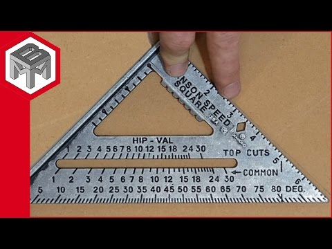 Speed square basics - How to use one