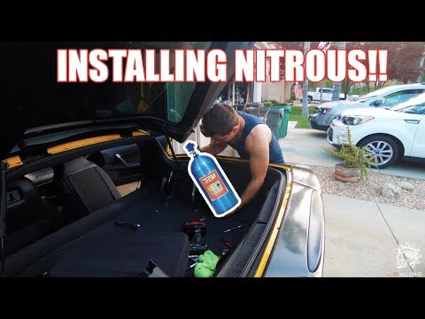 INSTALLING NITROUS IN CORVETTE C6 125 SHOT