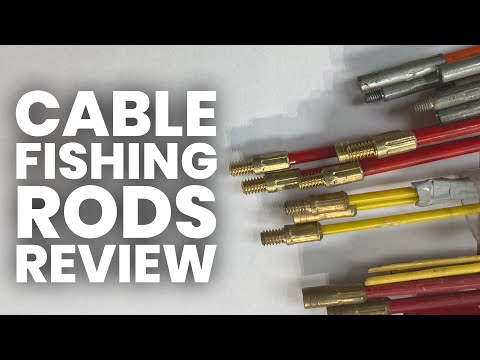 Cable fishing rods reviewSuper rods&  ck tools mighty rods Electrician TV review