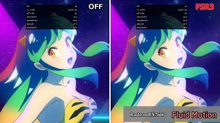 FSR3のフレーム補間 AMD Fluid Motion Frames (AFMF)ベータ版をアニメに使ってみました