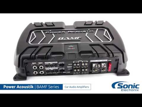 Power Acoustik BAMF Series Car Audio Amplifiers | Product Overview