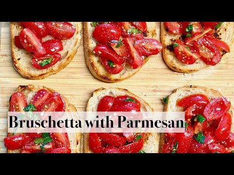 Bruschetta | with EASY and QUICK Garlic Bread