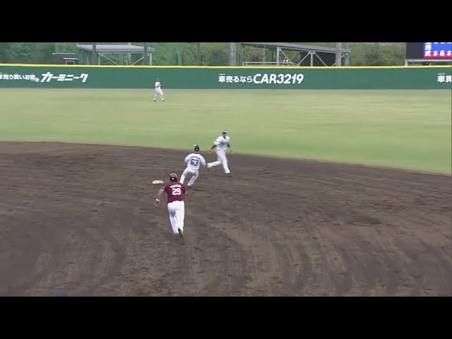 【ファーム】ライオンズ・川野と綱島 若獅子二遊間が流れるような連携でダブルプレー!! 2020/10/13 L-E(ファーム)