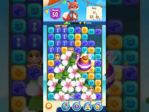 Pet Rescue Puzzle Saga Level 221 3 stars