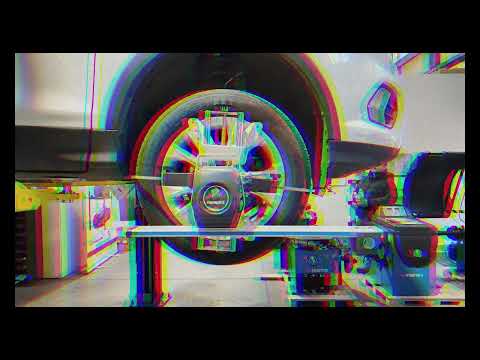 RAVAGLIOLI TD2.0 Multi-Bay Wheel Alignment System performed on a Two-Post Lift