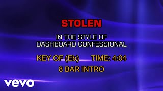 Dashboard Confessional - Stolen (Karaoke)