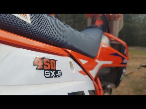 First day on the 2017 KTM 450 SXF Factory Edition (two years too late?)