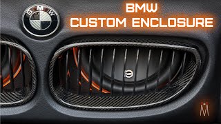 2010 BMW 5 Series Custom JL Audio System - Front Grill Subwoofer Enclosure Explained!
