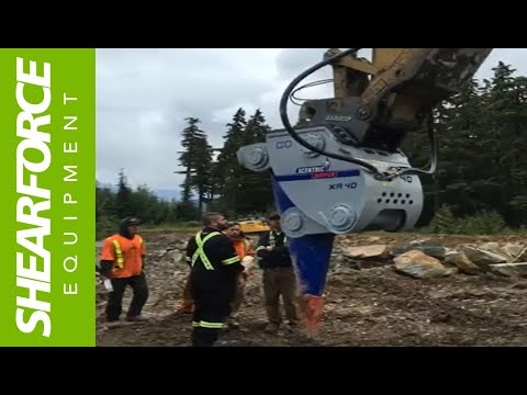 Xcentric Ripper XR40 Breaking Rock in Whistler, BC