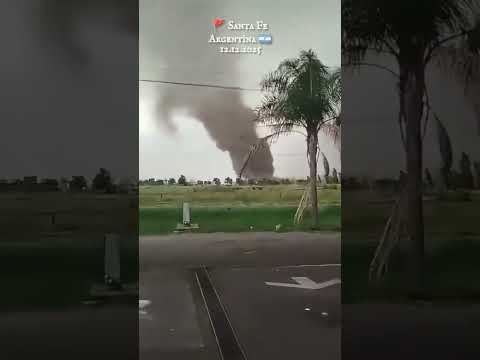 #Tornado hit Carcaraña, Santa Fe, Argentina 🇦🇷