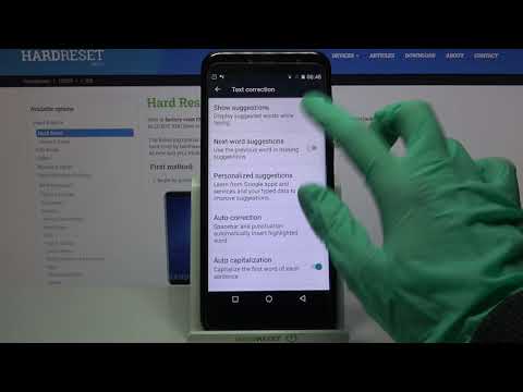 How to Enter Text Correction Options on CUBOT X18 – Use Correction Settings
