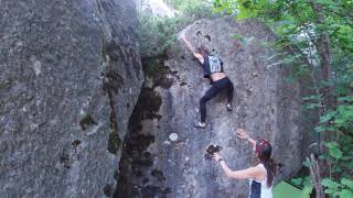 Video thumbnail of Langosta al sol, 6b. Cavallers