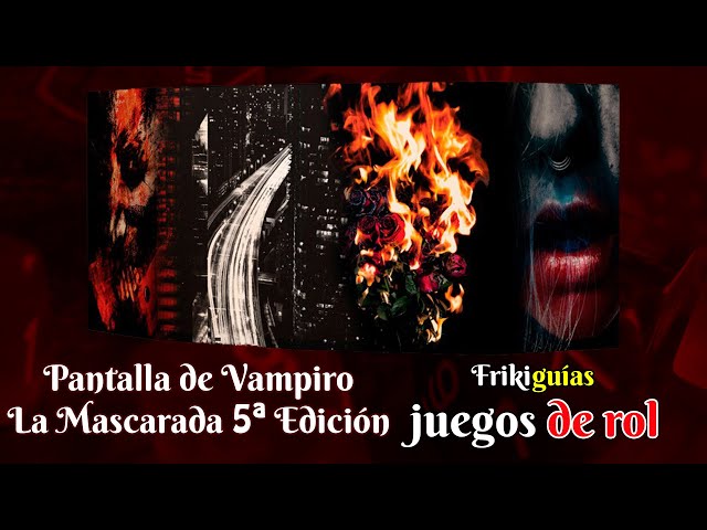 Vídeo relacionado con Vampiro: La Mascarada 5a edición. Pantalla del Narrador y Kit de Herramientas