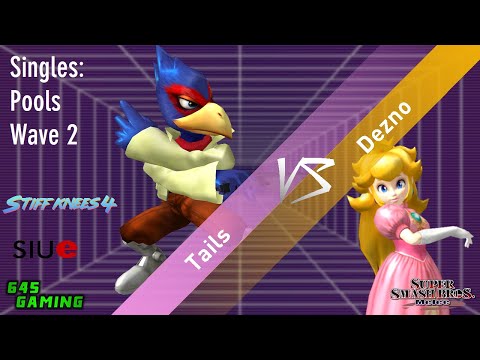 Stiff Knees 4 - Tails (Falco) vs. Dezno (Peach) - SSBM - Singles Pools