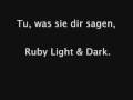 Broilers ---- Ruby Light & Dark ( lyrics ) 