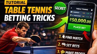 Table Tennis Betting Strategy | Melbet 1xbet Megapari Bet365 thumbnail