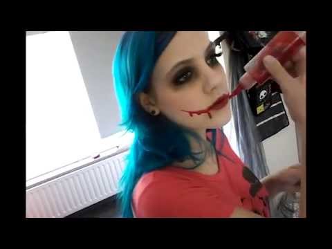 nina the killer transformation~creepypasta cosplay