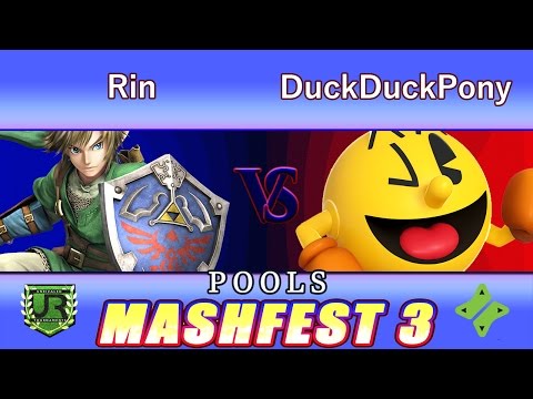 Mashfest 3  POOLS - Rin (Link) vs DuckDuckPony (Pacman)