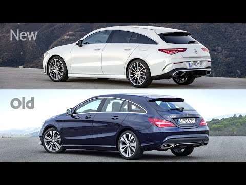 2020 Mercedes CLA Shooting Brake vs Old Mercedes CLA Shooting Brake