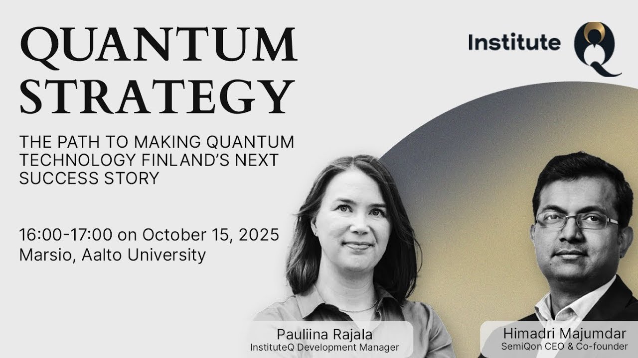 Quantum Strategy: The path to making quantum technology Finland’s next success story