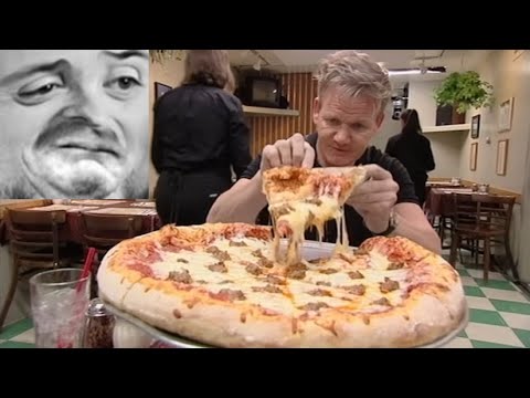 Forsen reacts to 'Thin Crust Pizza' Actually Has Massive Crusts - Kitchen Nightmares