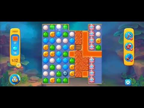 Fishdom Easy Level 11607 (with Double Lightning Booster) @choraelmin