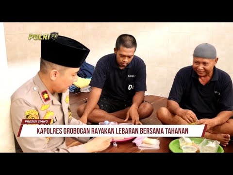 KAPOLRES GROBOGAN RAYAKAN LEBARAN BARENG TAHANAN