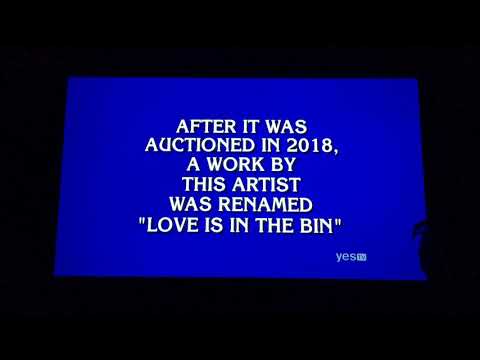Final Jeopardy, (1/17/19) lock game