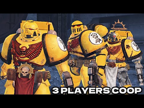 NEW PVE ARENA: 3 Imperial Fists vs Chaos & Orks! - Warhammer 40K: Space Marine, Augmented Mod