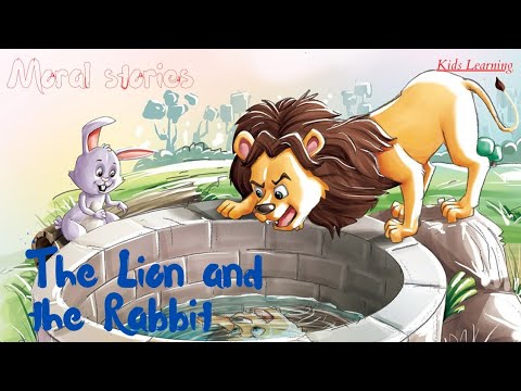 The Lion and the Rabbit | The clever Rabbit | English Moral stories for kids  | kids learning