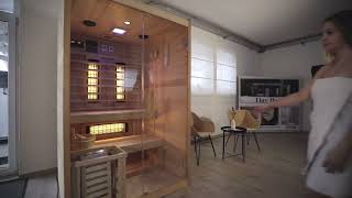 Sanotechnik Billund infrasauna pre 1 osobu 80x110cm