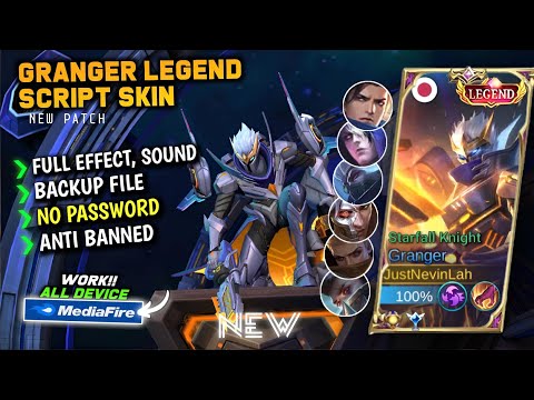 NEW Script Skin Granger Legend Terbaru || No Password || Full Effect Voice