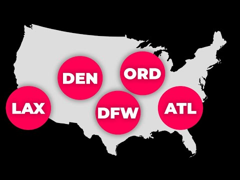 How Five Airports Control America